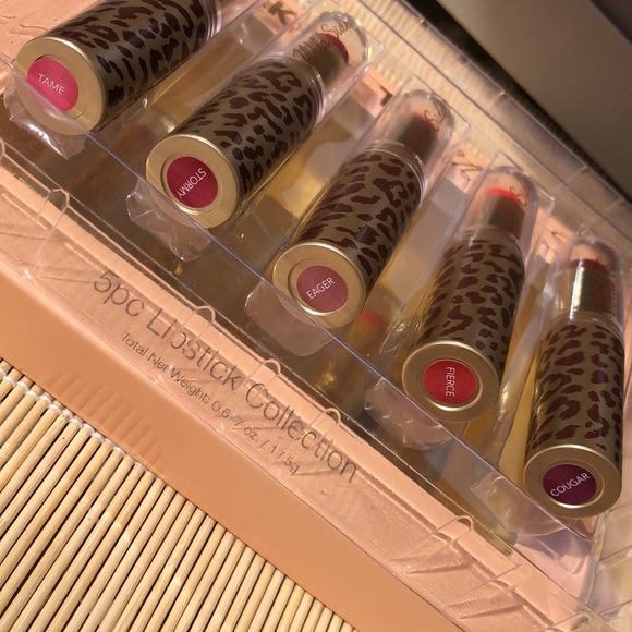 💝3/$15 MUST BUNDLE💝 BRAND NEW Walk on the Wild Side 5Pc Lipstick Gift Box Set - Picture 3 of 8